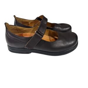 Footprints Birkenstock Brown Leather Mary Jane Size 39